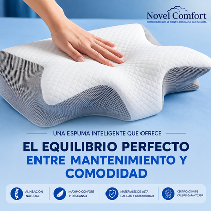 Novel Align™  Almohada Cervical Ergonómica Hipertranspirable