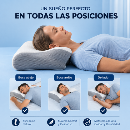 Novel Align™  Almohada Cervical Ergonómica Hipertranspirable