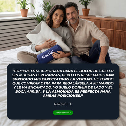 Novel Align™  Almohada Cervical Ergonómica Hipertranspirable